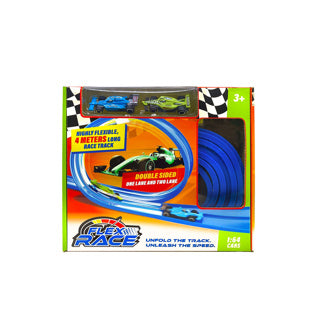 ギャラリービューアに画像をロードする, Rapid wheels racebaan - 4 meter - blauw - flexibel ontwerp