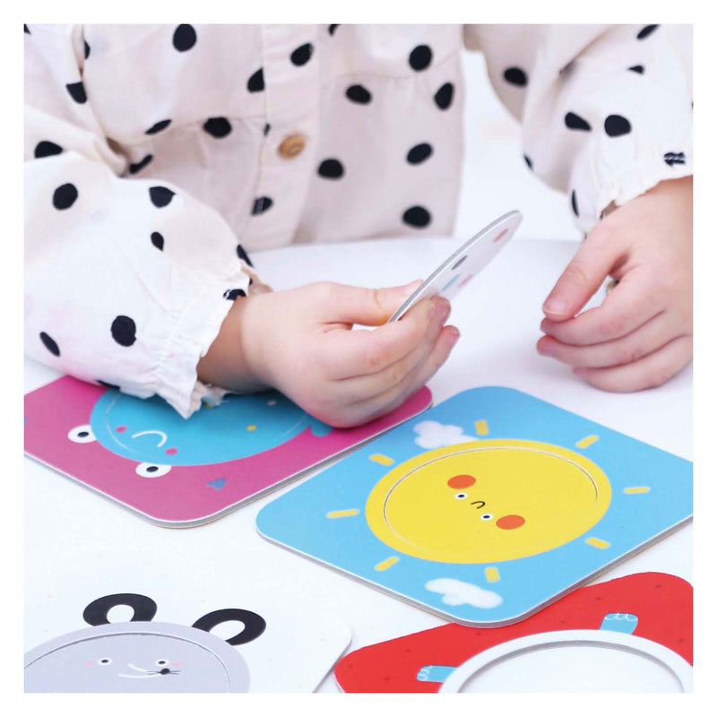 Afbeelding laden in galerijviewer, Banana panda - on-the-go puzzel ontdek cirkels - 16st.