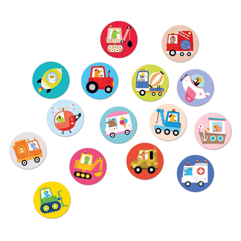 Afbeelding laden in galerijviewer, Banana panda - on-the-go memory spel voertuigen - 30dlg.