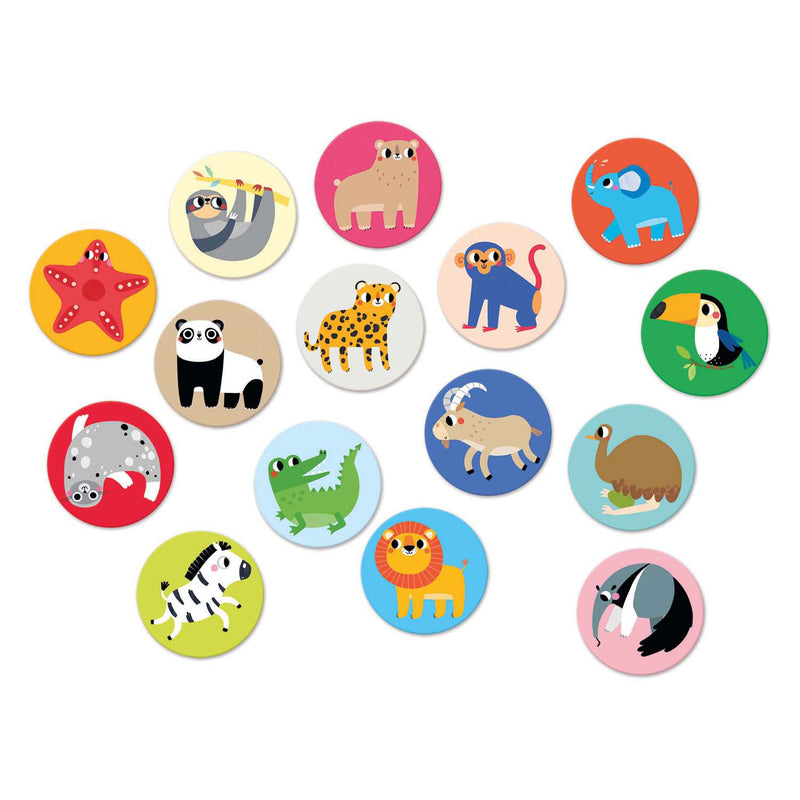 Load image into Gallery viewer, Banana panda - on-the-go memory spel wilde dieren - 30dlg.