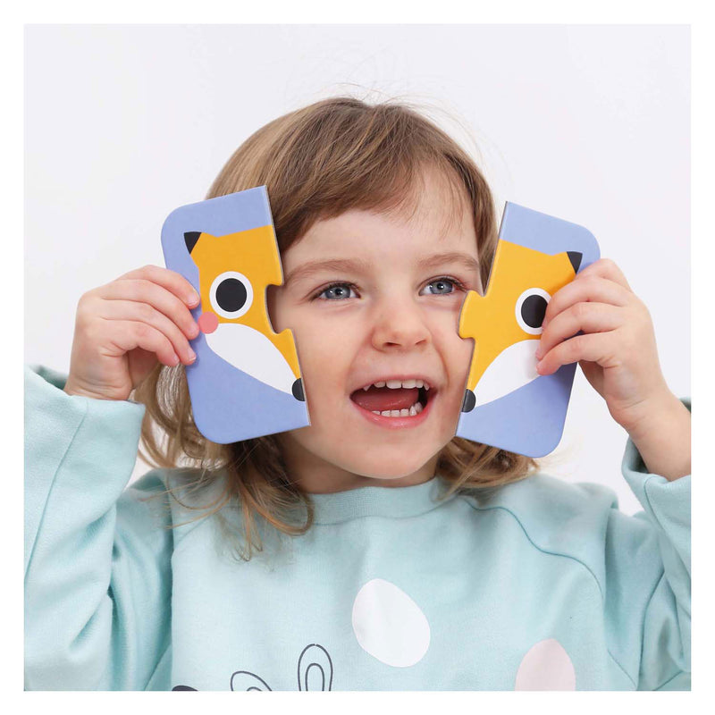 Load image into Gallery viewer, Banana panda - on-the-go puzzel halve gezichten - 16st.