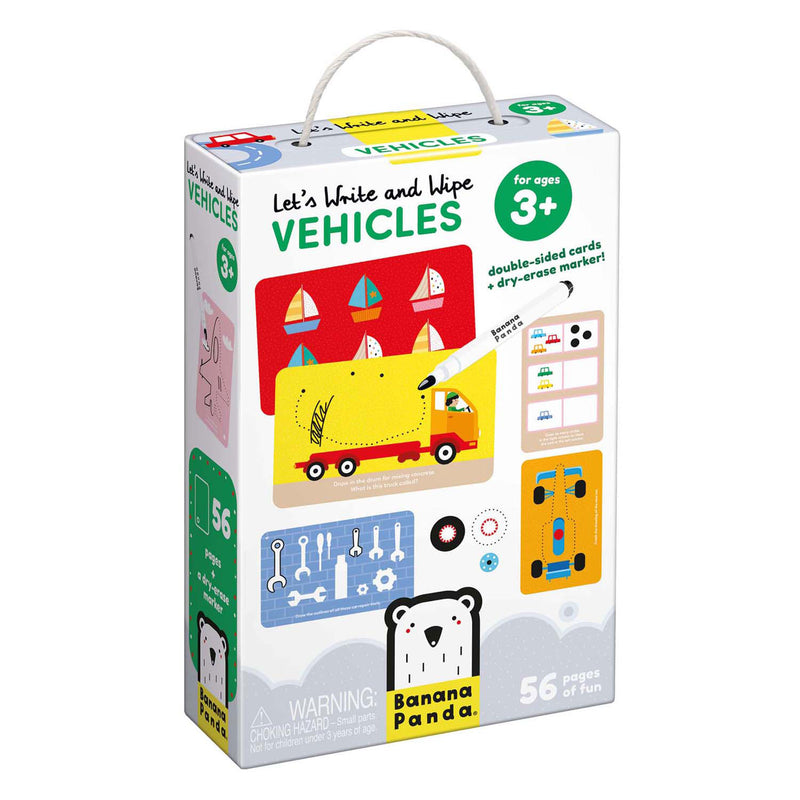 Load image into Gallery viewer, Banana panda - laten we voertuigen schrijven en wissen