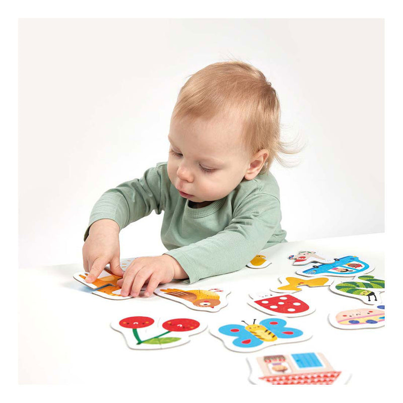 Load image into Gallery viewer, Banana panda - mijn eerste puzzels blije dubbels, 19st.