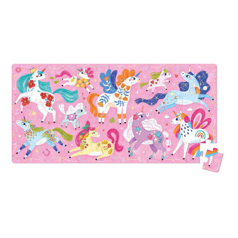 Load image into Gallery viewer, Banana panda - ik hou van eenhoorns puzzel - 60st.