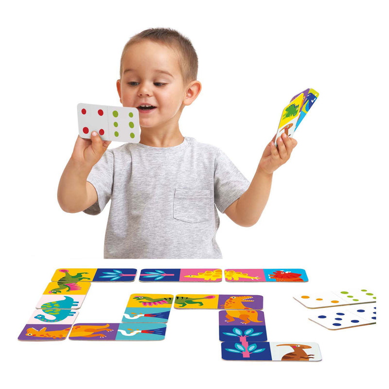 Afbeelding laden in galerijviewer, Banana panda laten we dino domino spelen 2+