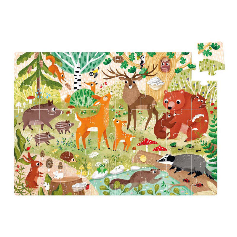 Afbeelding laden in galerijviewer, Banana panda - wild jumbo puzzel bosdieren - 40st.