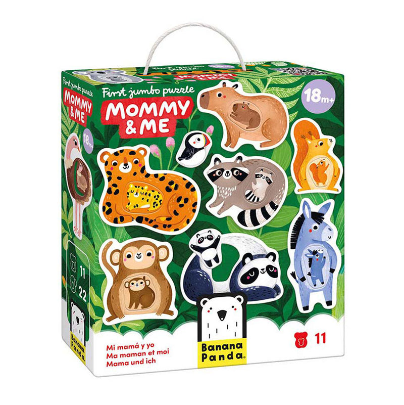 Load image into Gallery viewer, Banana panda - first jumbo puzzel mama ik