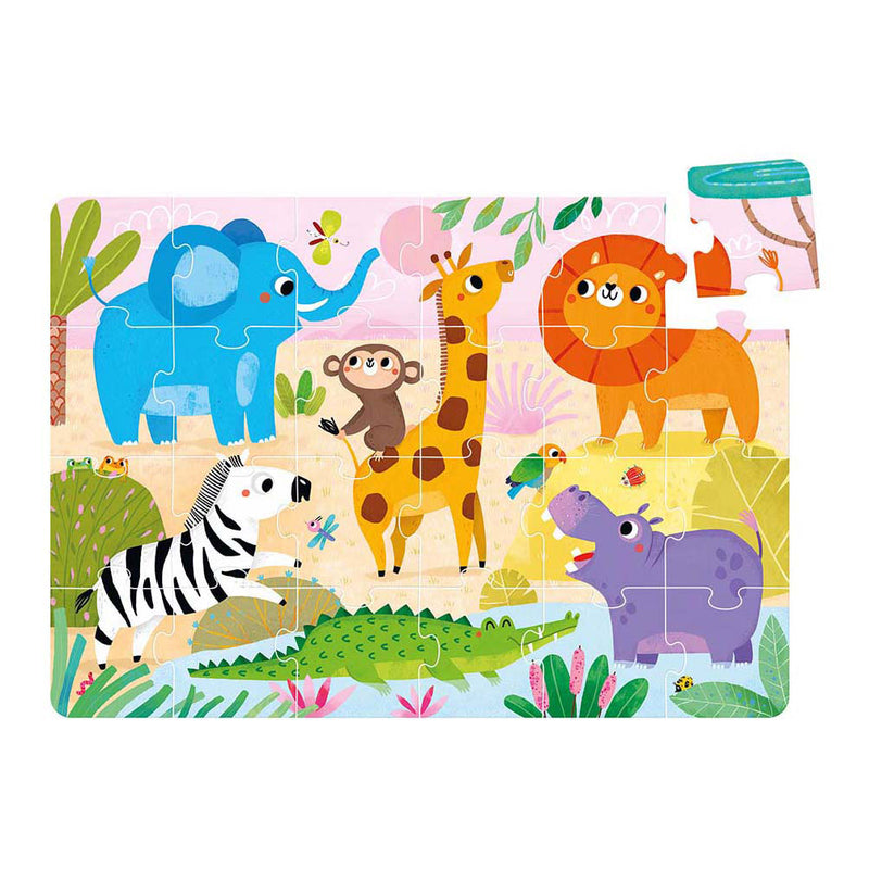 Load image into Gallery viewer, Banana panda - wild jumbo puzzel safari - 24st.