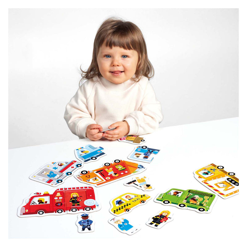 Afbeelding laden in galerijviewer, Banana panda - mijn eerste puzzel - auto's
