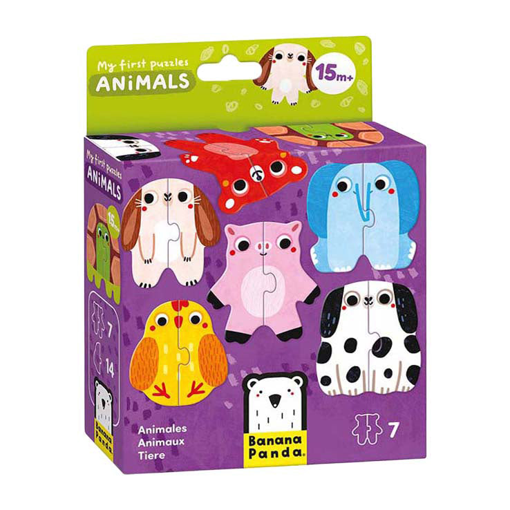 Afbeelding laden in galerijviewer, Banana panda - mijn eerste puzzels - dieren
