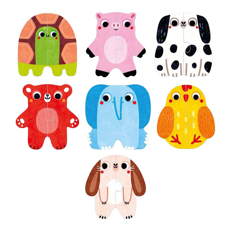Afbeelding laden in galerijviewer, Banana panda - mijn eerste puzzels - dieren