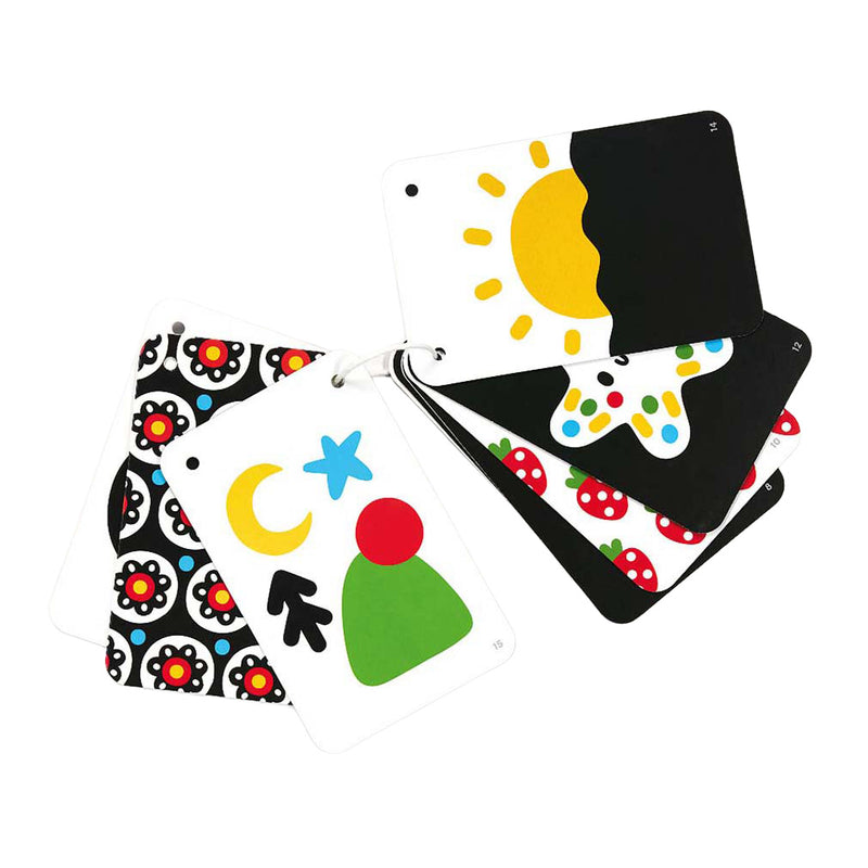 ギャラリービューアに画像をロードする, Banana panda - hoogcontrast babykaarten - 0-3 maanden