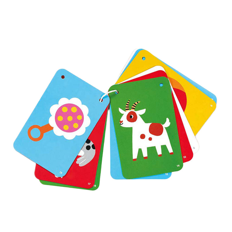 Afbeelding laden in galerijviewer, Banana panda - hoogcontrast babykaarten - 6-9 maanden