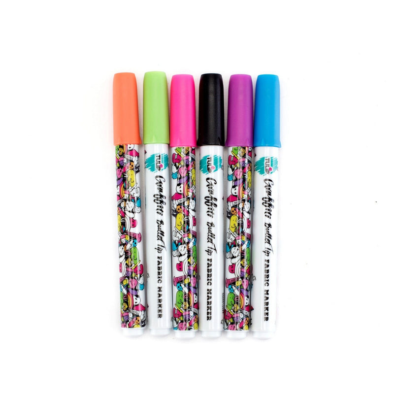 Load image into Gallery viewer, Tulip • textielstiften graffiti neon 6st.