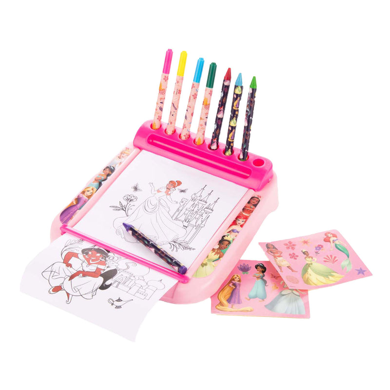 Load image into Gallery viewer, Sambro disney princess tekenbord met rol kleurset, 12dlg.