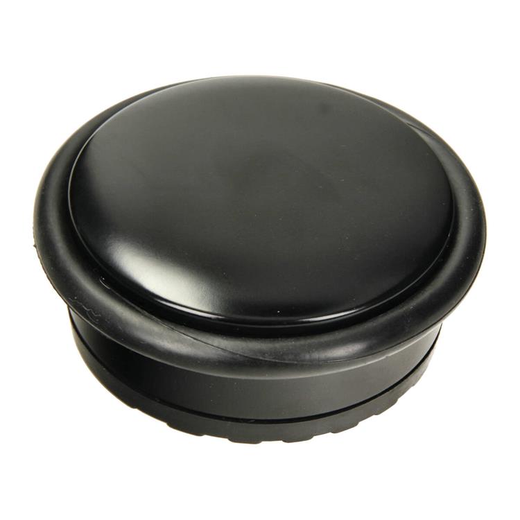 Afbeelding laden in galerijviewer, Mack 1069043 - zware deurstop zwart 1,3 kg ø 95mm hoogte 35mm | 6 stuks