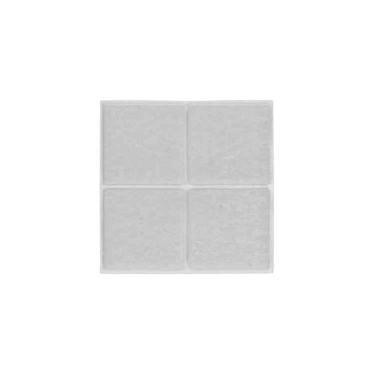 Afbeelding laden in galerijviewer, Mack 1069038 - super-vilt zelfklevend wit 34 x 34 mm 8 st pcs | 12 stuks