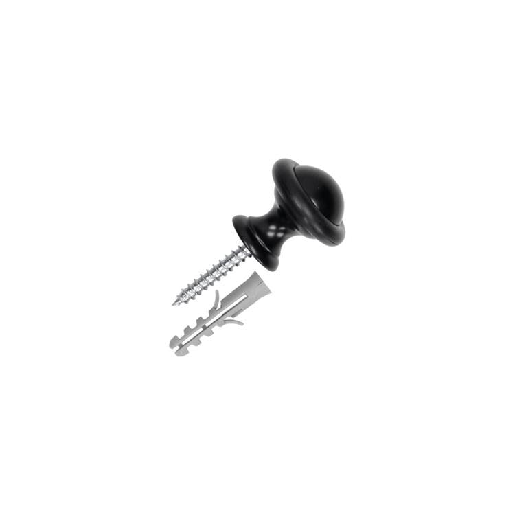 Afbeelding laden in galerijviewer, Mack 1069033 - deurstop cilindermodel zwart ø 28h28 mm 1 st pc | 6 stuks