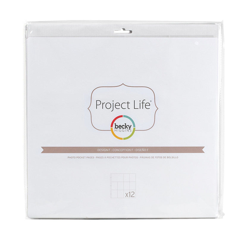 Load image into Gallery viewer, Project life • page protectors design f 12pcs