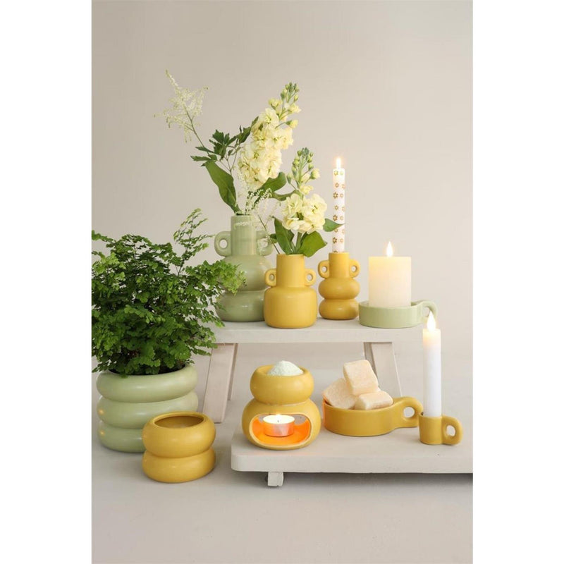 Cargue la imagen en el visor de la galería, Ideas 4 seasons chubby brander mosterdgeel ã˜10xh9cm