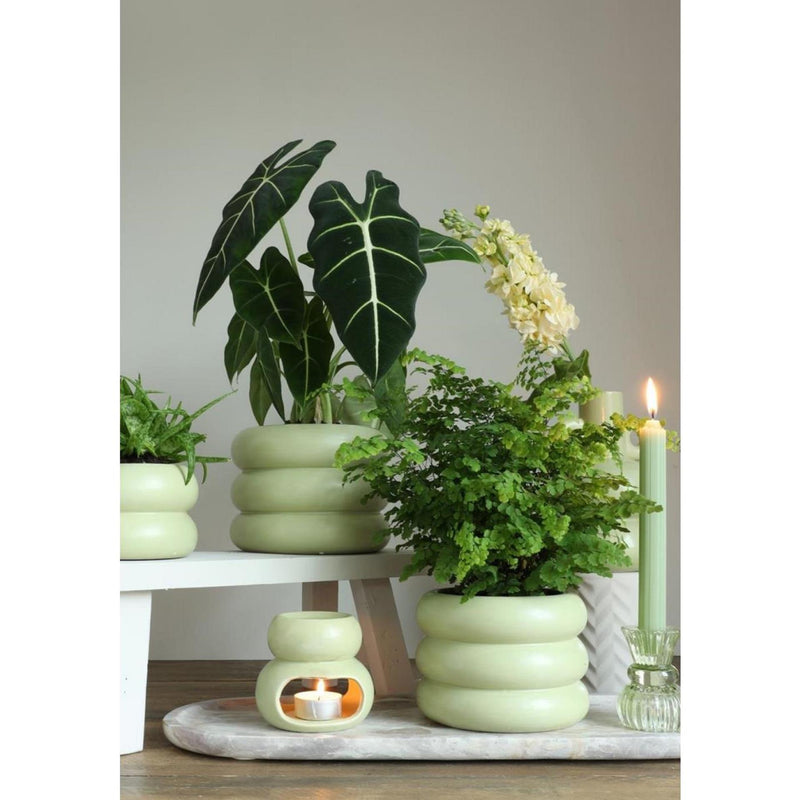 Cargue la imagen en el visor de la galería, Ideas 4 seasons chubby brander jade groen ã˜10xh9cm