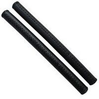 Load image into Gallery viewer, stuurgrepen leer 40 cm Ø22,2 mm zwart per set
