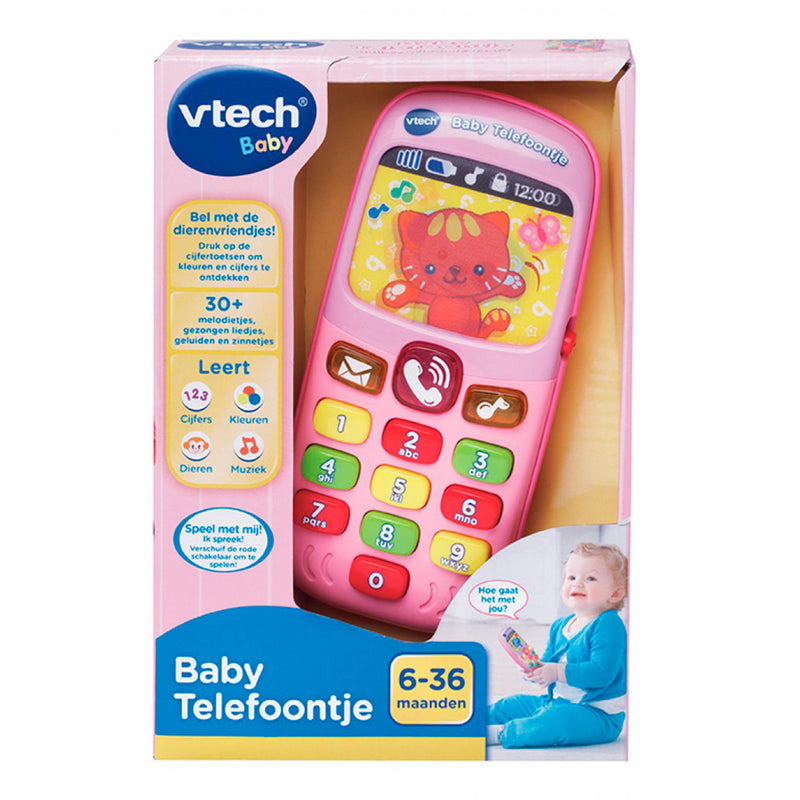 Afbeelding laden in galerijviewer, Vtech baby telefoontje roze