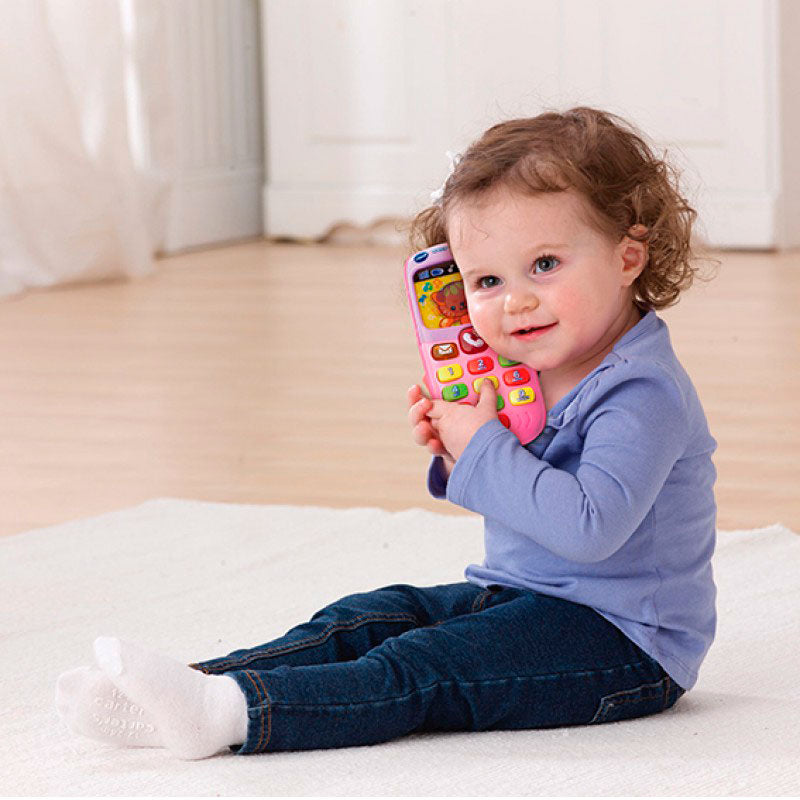 Afbeelding laden in galerijviewer, Vtech baby telefoontje roze