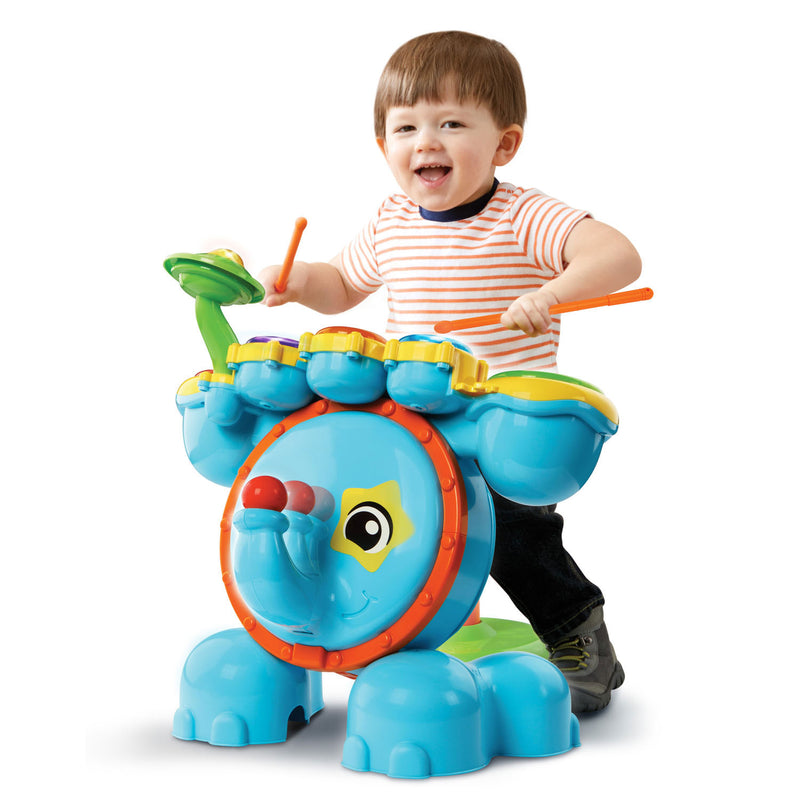 Load image into Gallery viewer, VTech Leer Drumstel junior blauw