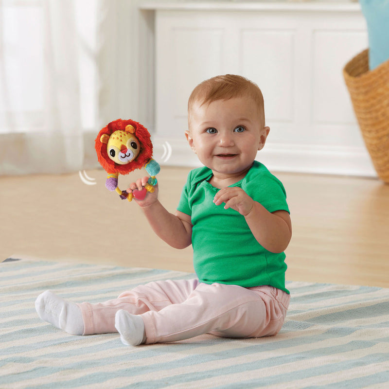 Load image into Gallery viewer, VTech Rammelaar Dierenvriendjes Leeuw 191 cm pluche rood