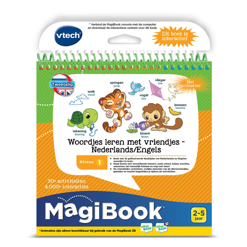 Afbeelding laden in galerijviewer, Vtech magibook - woordjes leren met vriendjes nl-en