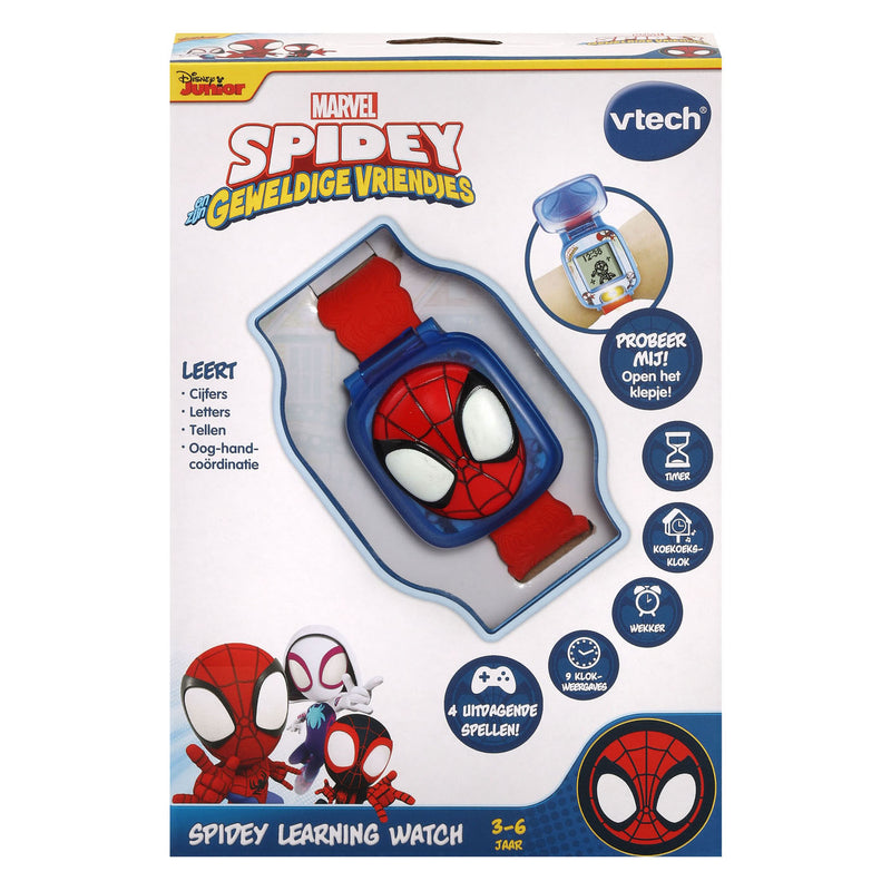 Chargez l'image dans la visionneuse de la galerie, Vtech spidey learning watch - educatief speelgoed - maak kennis met cijfers, vormen en problemen oplossen - cadeau - 3 tot 7 jaar