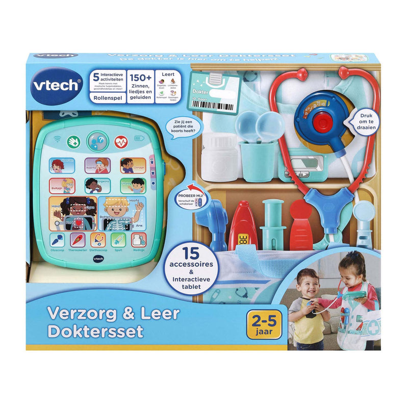 ギャラリービューアに画像をロードする, Vtech verzorg leer speelgoeddoktersset - educatief speelgoed - inclusief 15 accessoires - met gezongen liedjes