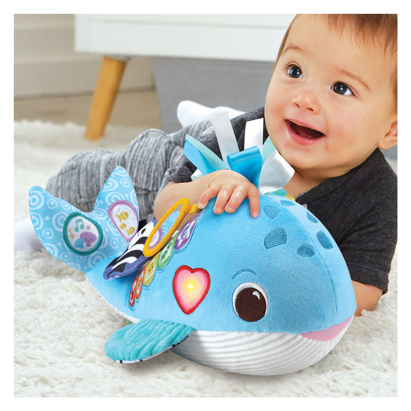 Load image into Gallery viewer, Vtech Green Knuffel en Leer Walvis