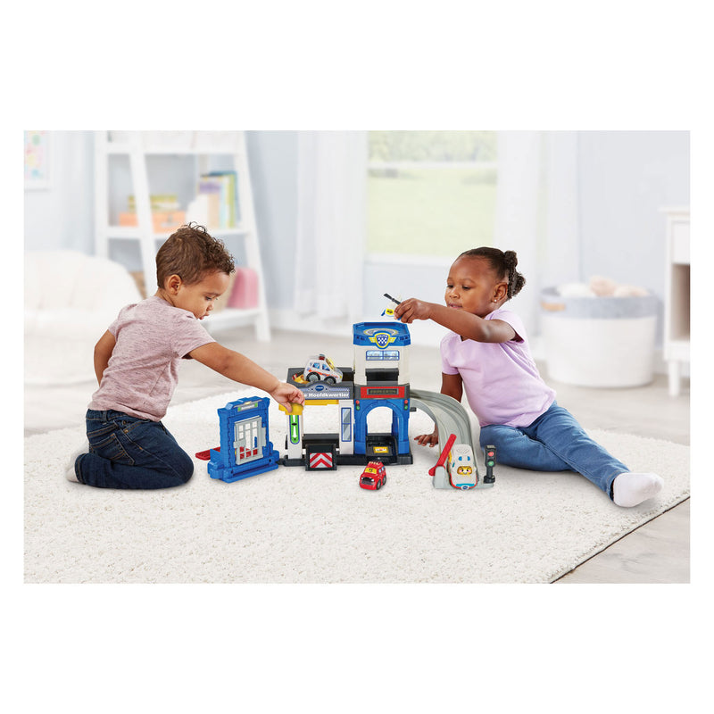 ギャラリービューアに画像をロードする, Vtech toet toet politie hoofdkwartier - inclusief agent alex - educatief speelgoed - tijd om boeven te vangen - 3 magische sensors - vanaf 1 jaar