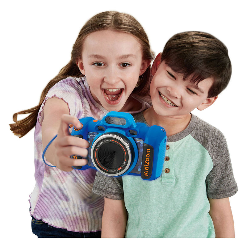Chargez l'image dans la visionneuse de la galerie, Vtech kidizoom duo fx kindercamera - interactief speelgoed - foto's en video's maken - speelgoed vanaf 4 jaar - blauw