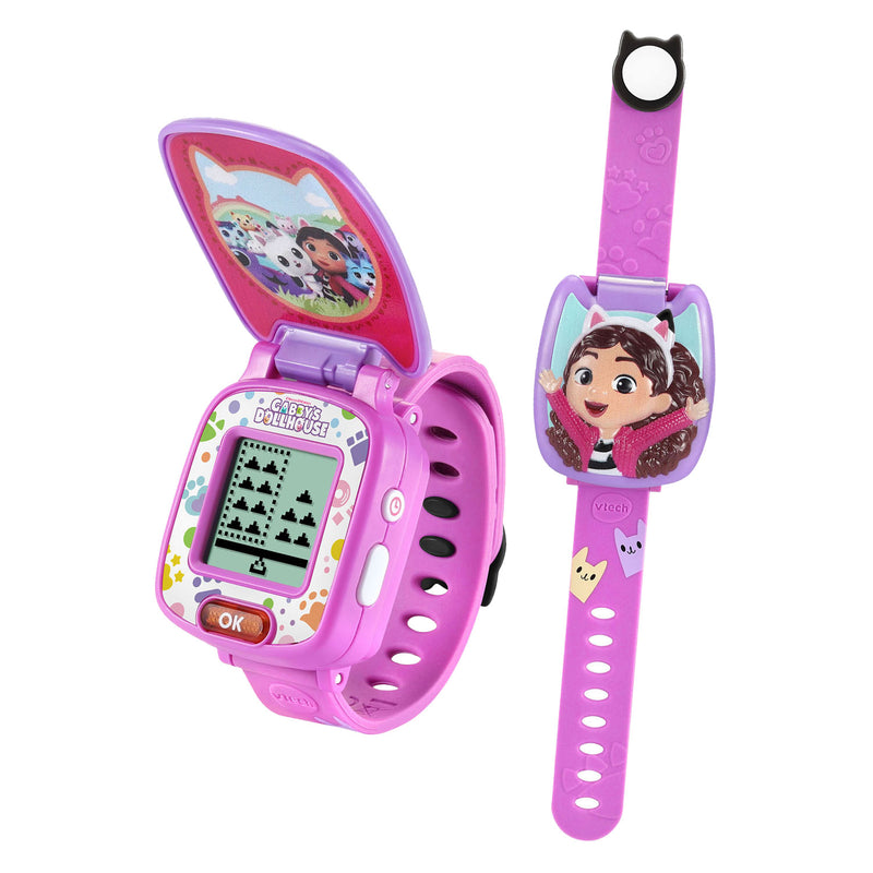 Afbeelding laden in galerijviewer, Vtech gabby's poppenhuis leer horloge