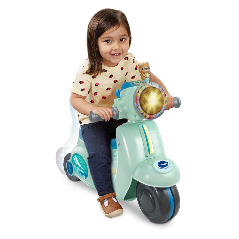 Chargez l'image dans la visionneuse de la galerie, Vtech 2in1 loopscooter blauw