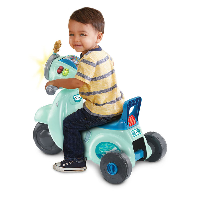 Chargez l'image dans la visionneuse de la galerie, Vtech 2in1 loopscooter blauw