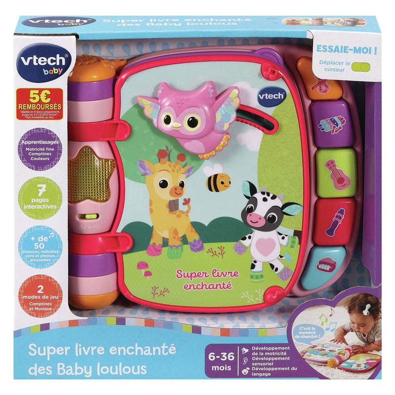 Chargez l'image dans la visionneuse de la galerie, Vtech dierenvriendjes liedjesboek roze