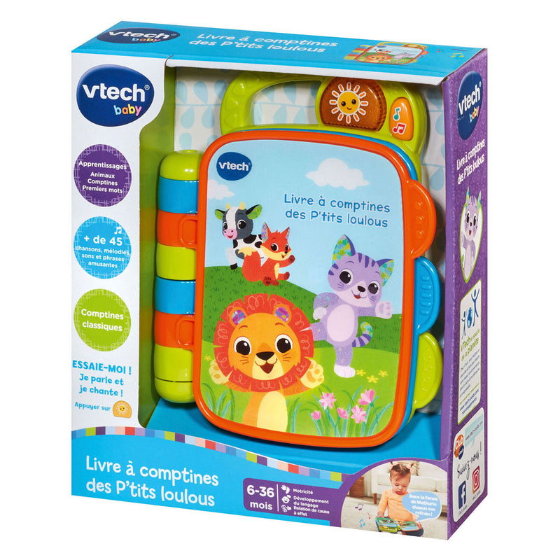 Cargue la imagen en el visor de la galería, Vtech boek met kinderrijmpjes
