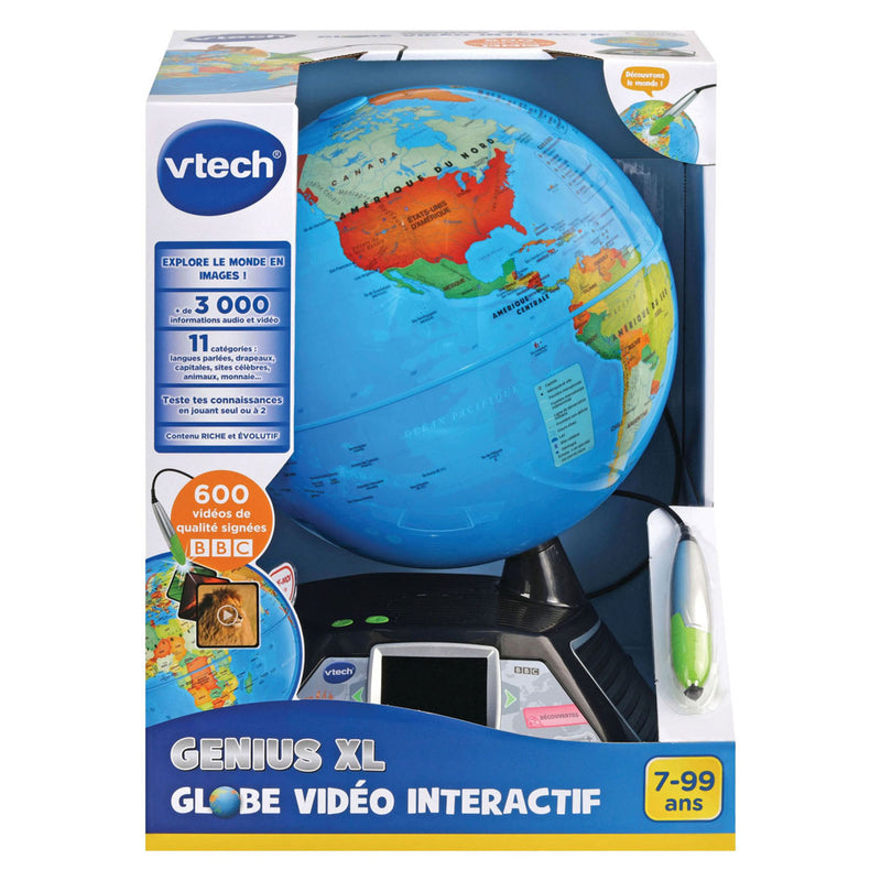 Afbeelding laden in galerijviewer, Vtech genius xl interactieve wereldbol met video