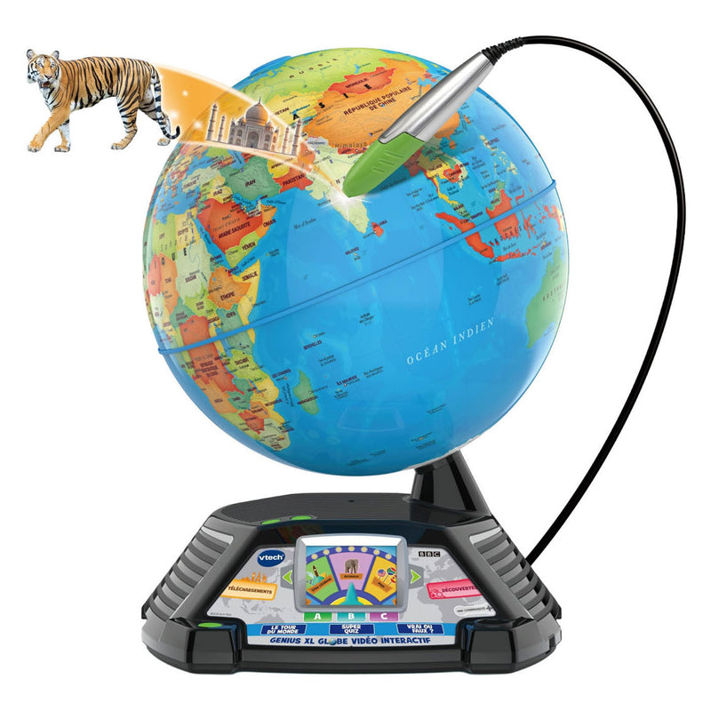 Afbeelding laden in galerijviewer, Vtech genius xl interactieve wereldbol met video