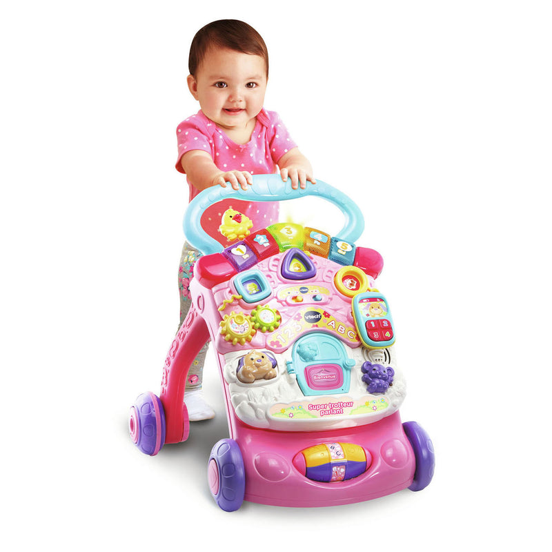 Chargez l'image dans la visionneuse de la galerie, Vtech 2-in-1 activiteiten loopwagen roze