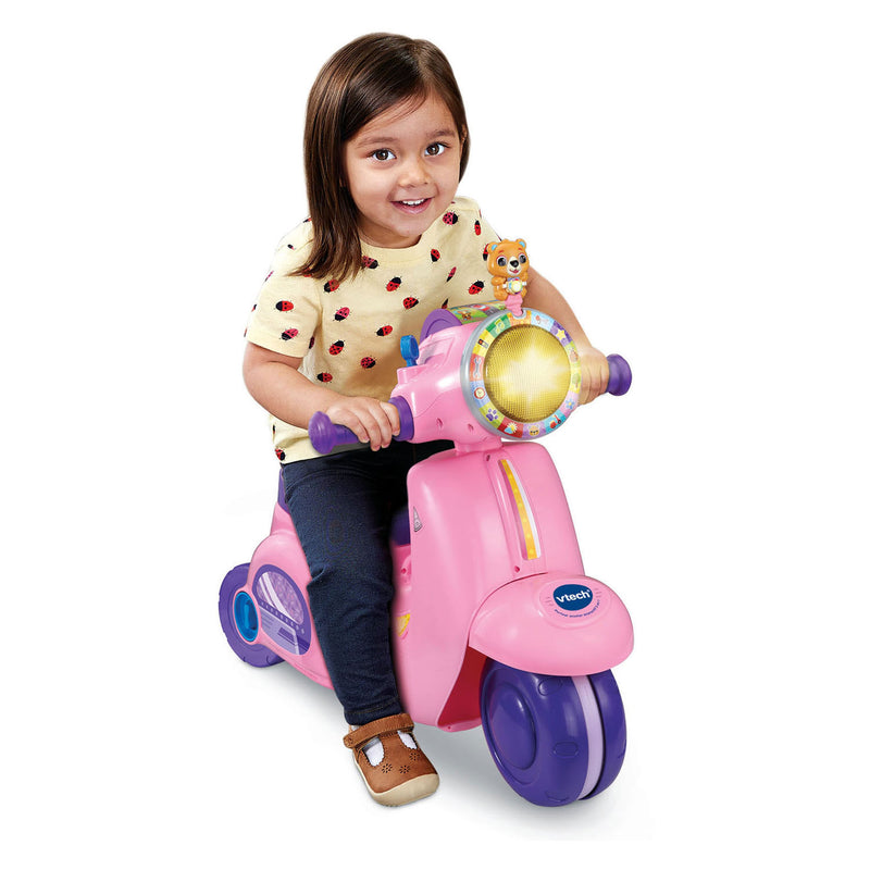 Afbeelding laden in galerijviewer, Vtech baby 2-in-1 loopfiets scooter - roze