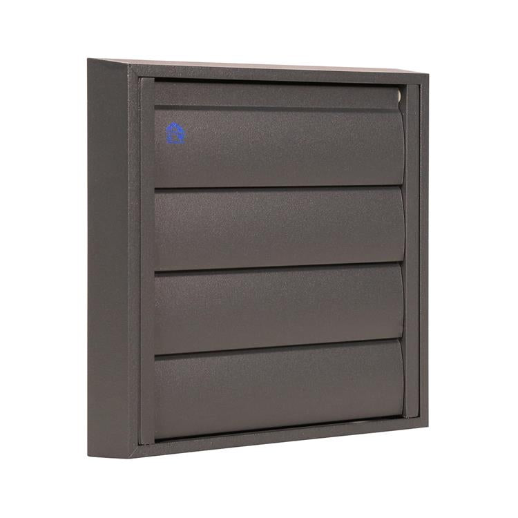 Afbeelding laden in galerijviewer, Renson 1062415 - skin opbouw dampkaprooster alu433 (173x173) structuur 7016 | 2 stuks