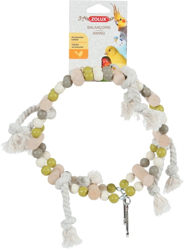 Load image into Gallery viewer, Zolux schommel houten wiel met kralen assorti