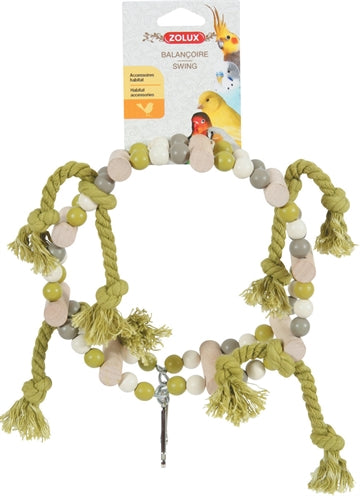 Load image into Gallery viewer, Zolux schommel houten wiel met kralen assorti