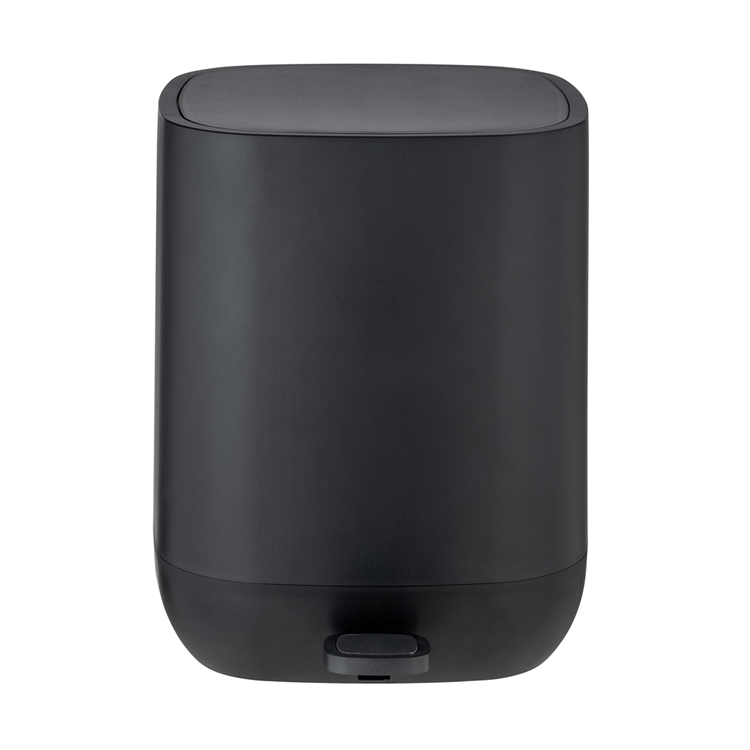 Afbeelding laden in galerijviewer, Wenko 1069577 - afvalemmer davos zw.5 ltr. ec | 1 stuks