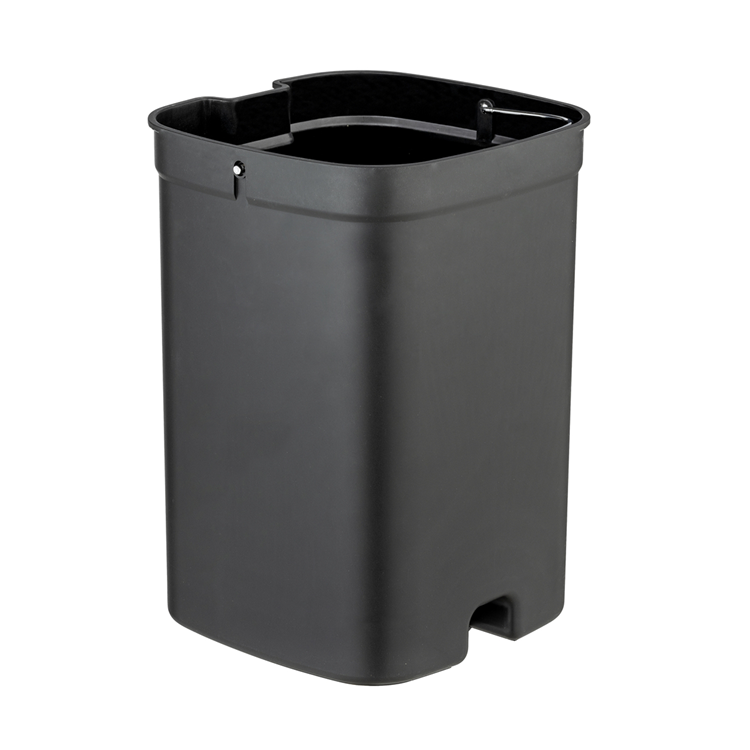 Afbeelding laden in galerijviewer, Wenko 1069577 - afvalemmer davos zw.5 ltr. ec | 1 stuks